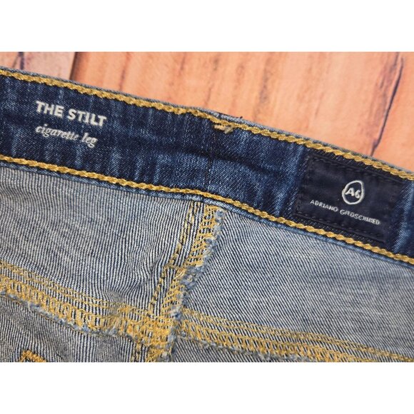 Adriano Goldschmied The Stilt Cigarette Leg Jeans 27R  29x29 - Picture 4 of 9
